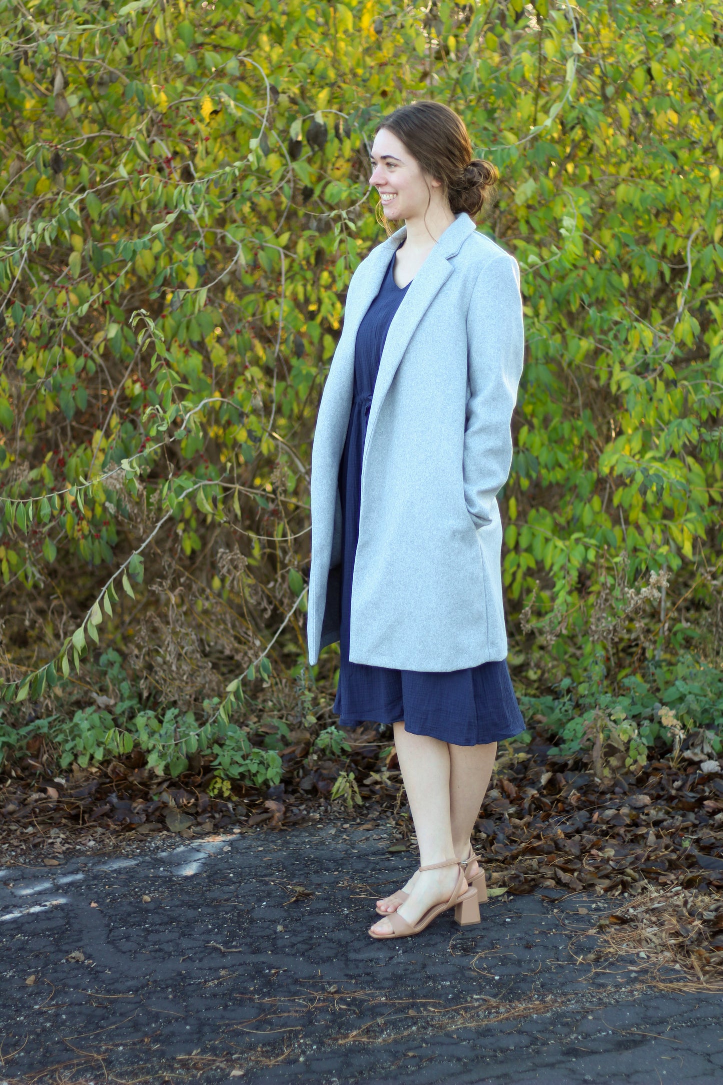 Fleece Lined Long Coat