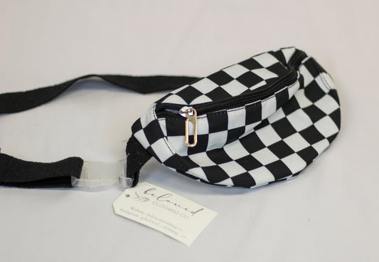 Mini Checkered Belt Bag