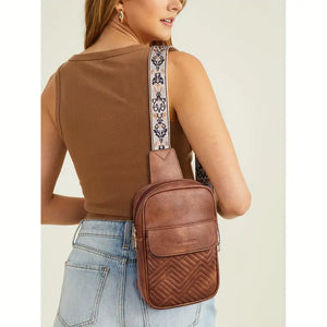 Quilted Leather Sling Bag