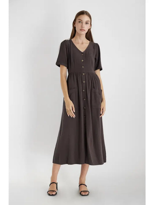 The "Clara" Linen Dress