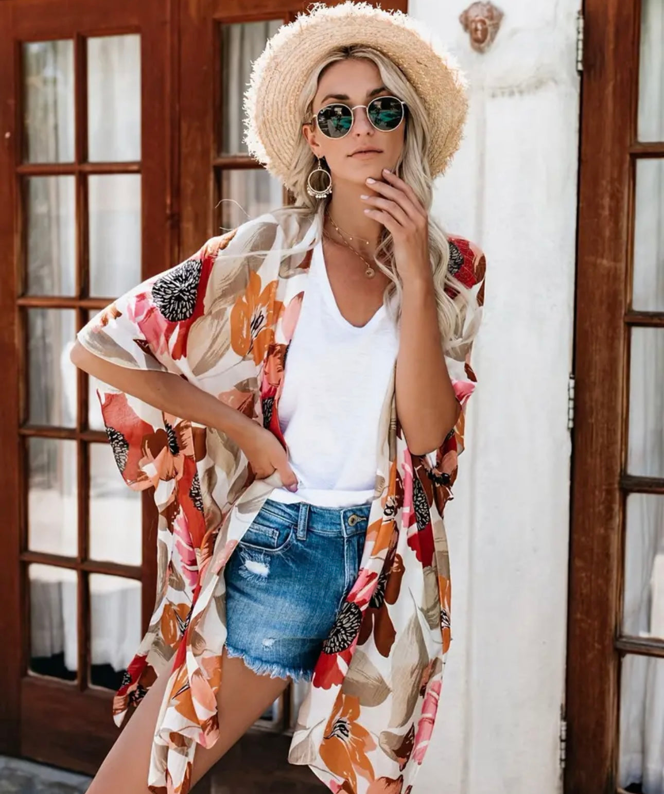 Floral Flow Kimono