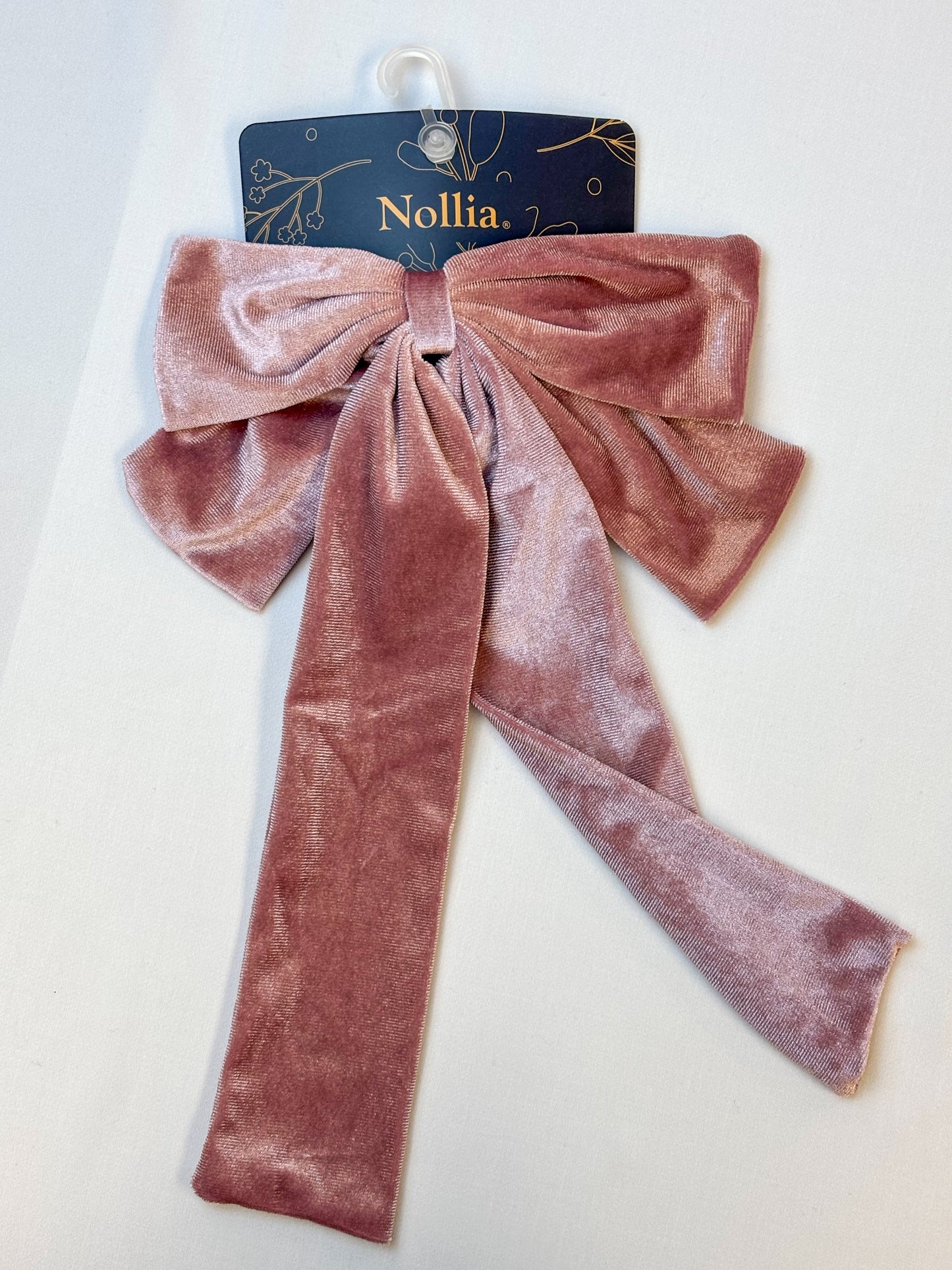Velvet Ribbon Hair Bow