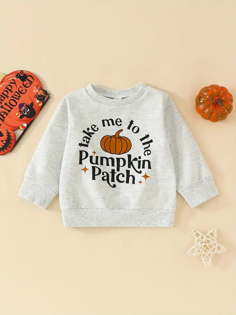 "Take Me to the Pumpkin Patch" Kids' Crewneck