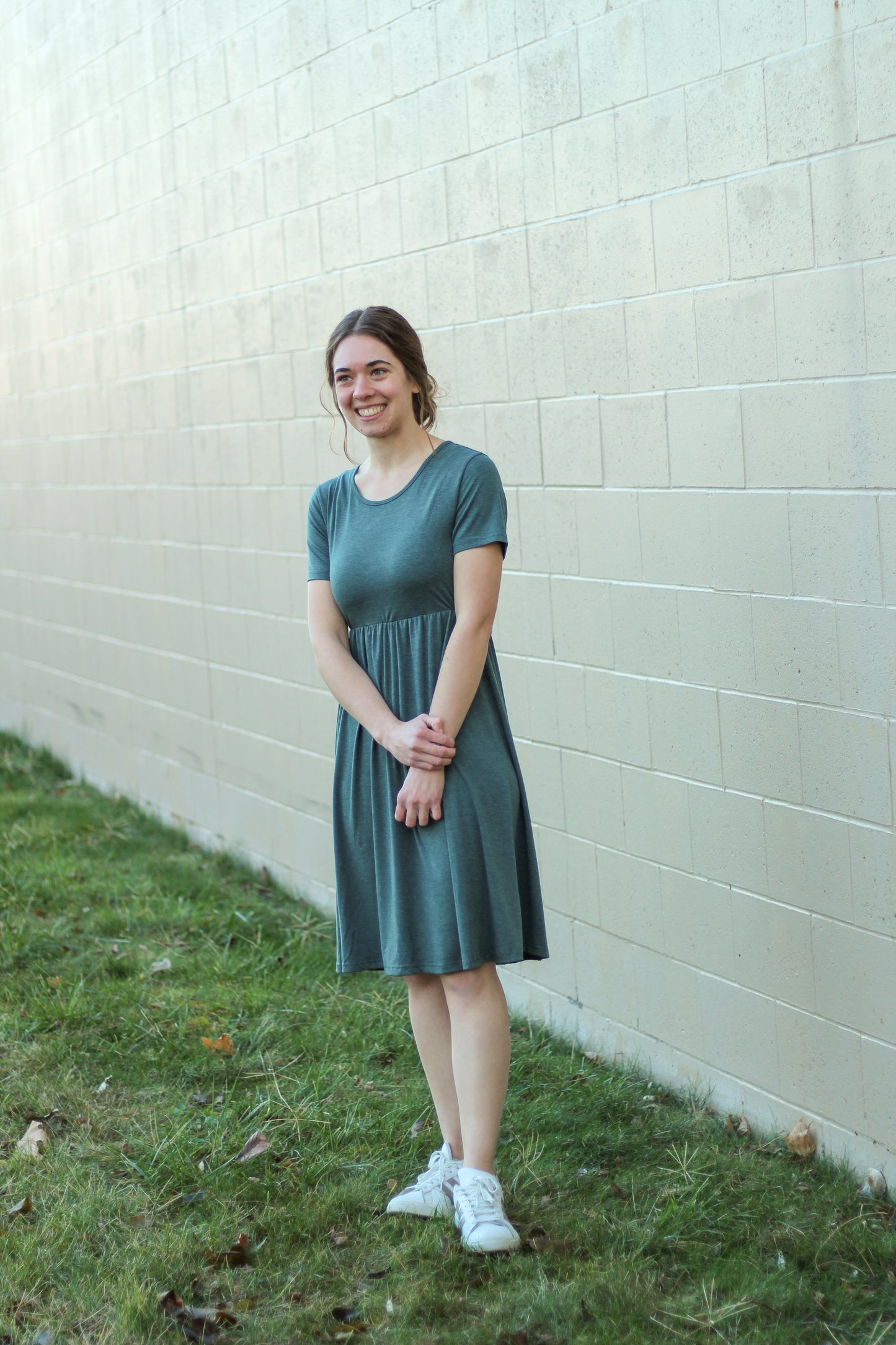 Olive Tee Shirt Dress