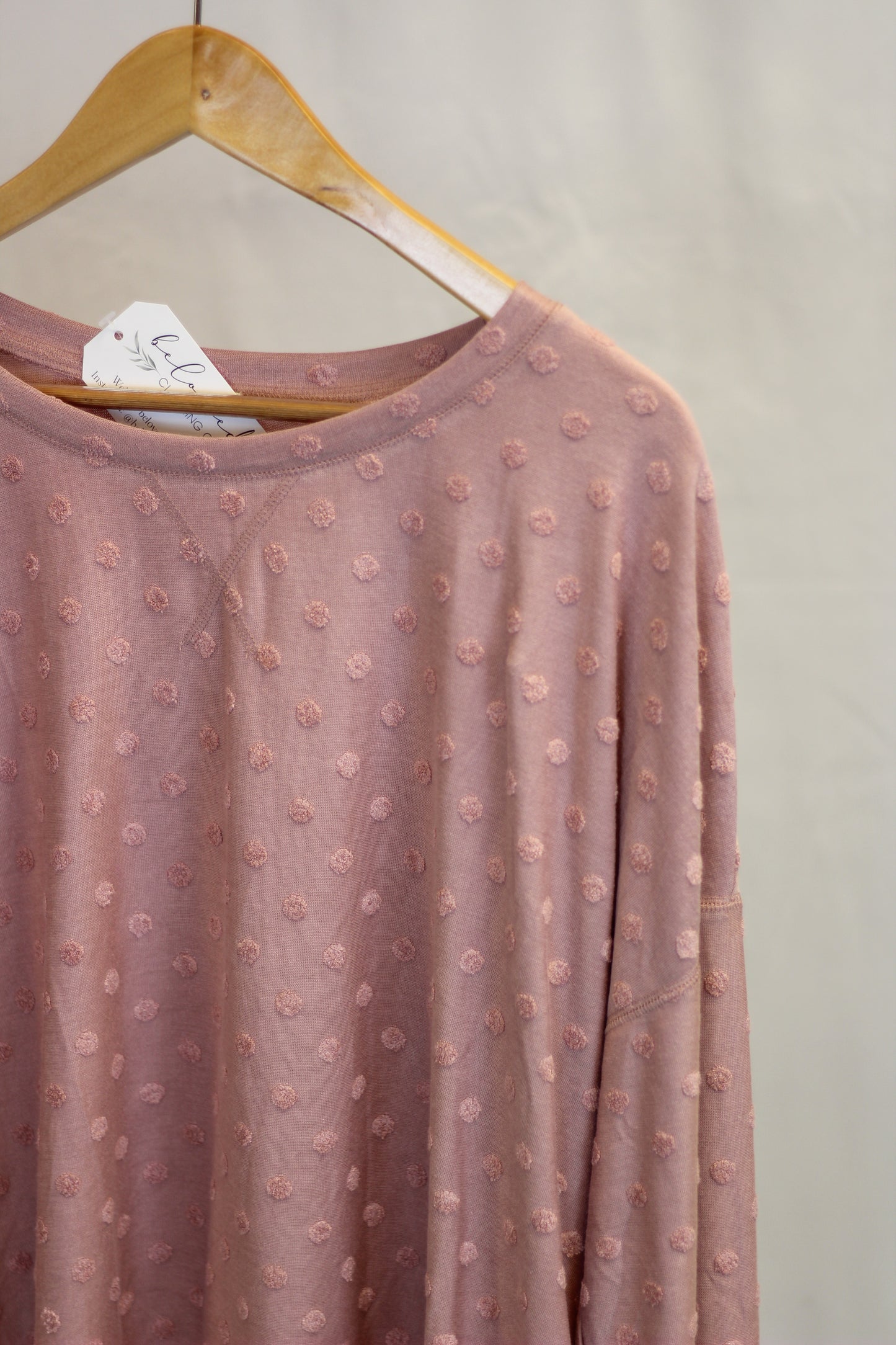 Swiss Dot Light-weight Sweater