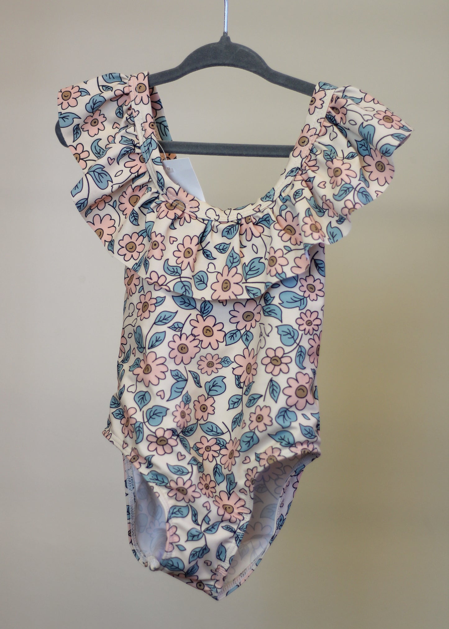 Kids’ Vintage Floral Swimsuit