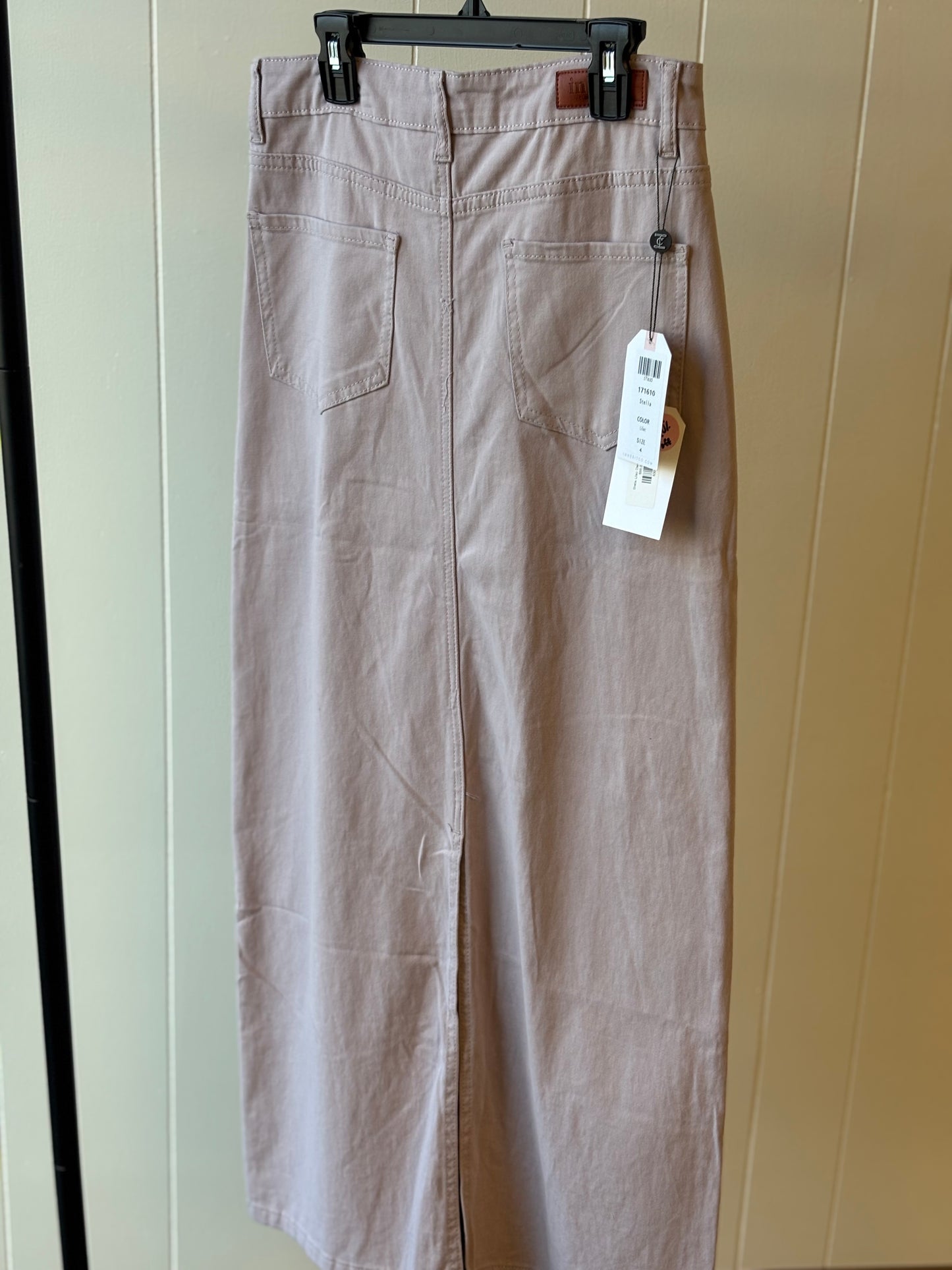 Stella Lilac Denim Maxi Skirt