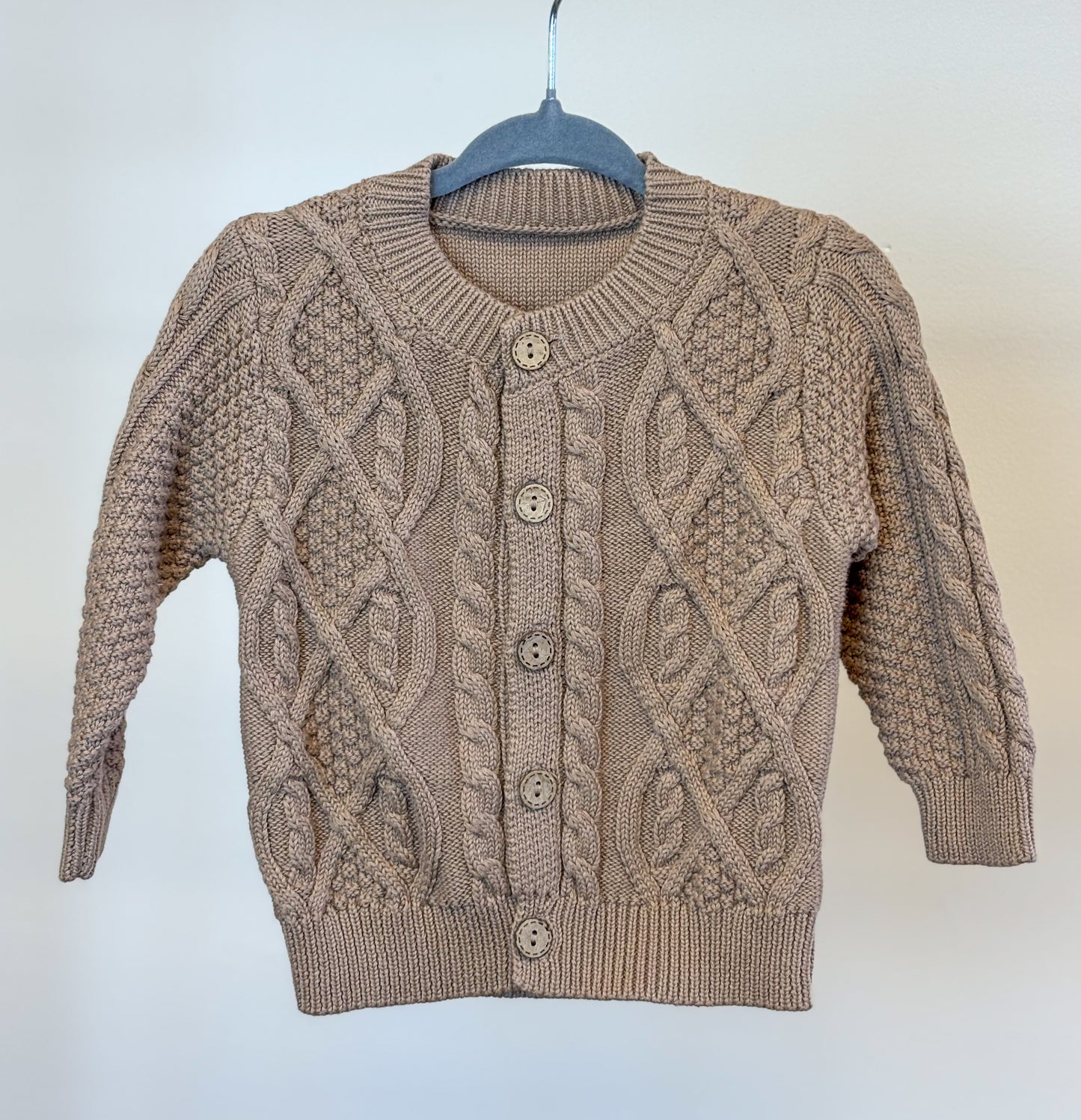 Vintage Mocha Cardigan- Baby
