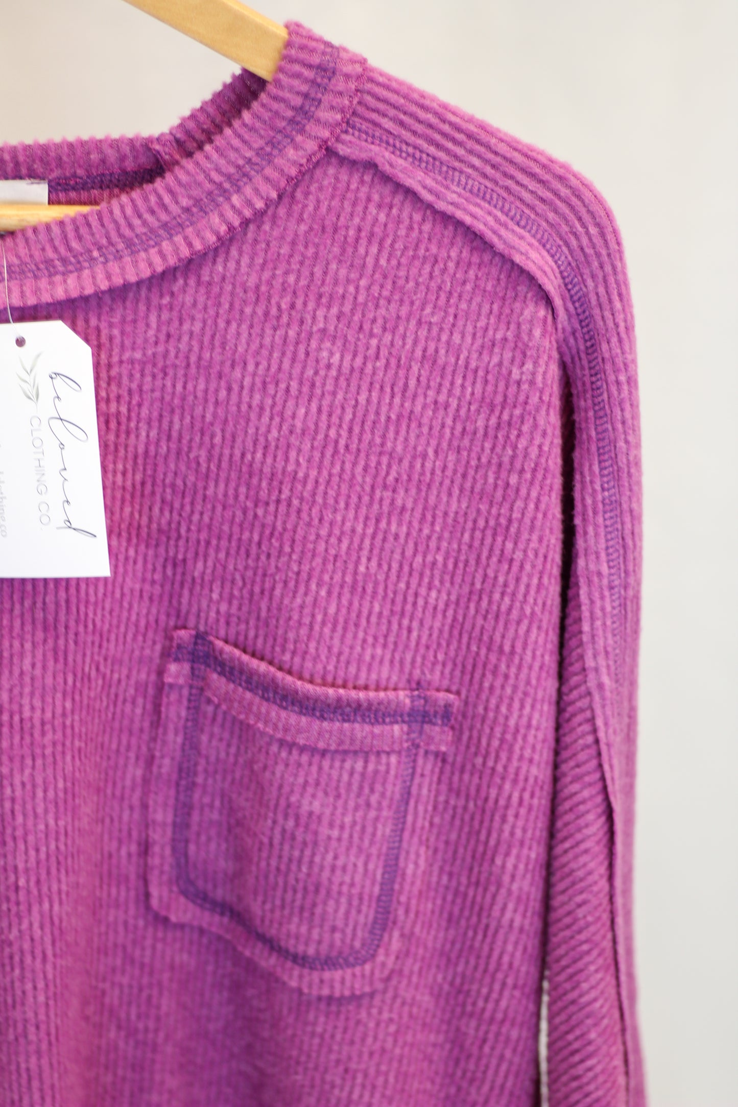 Brushed Soft Pullover Sweater Top