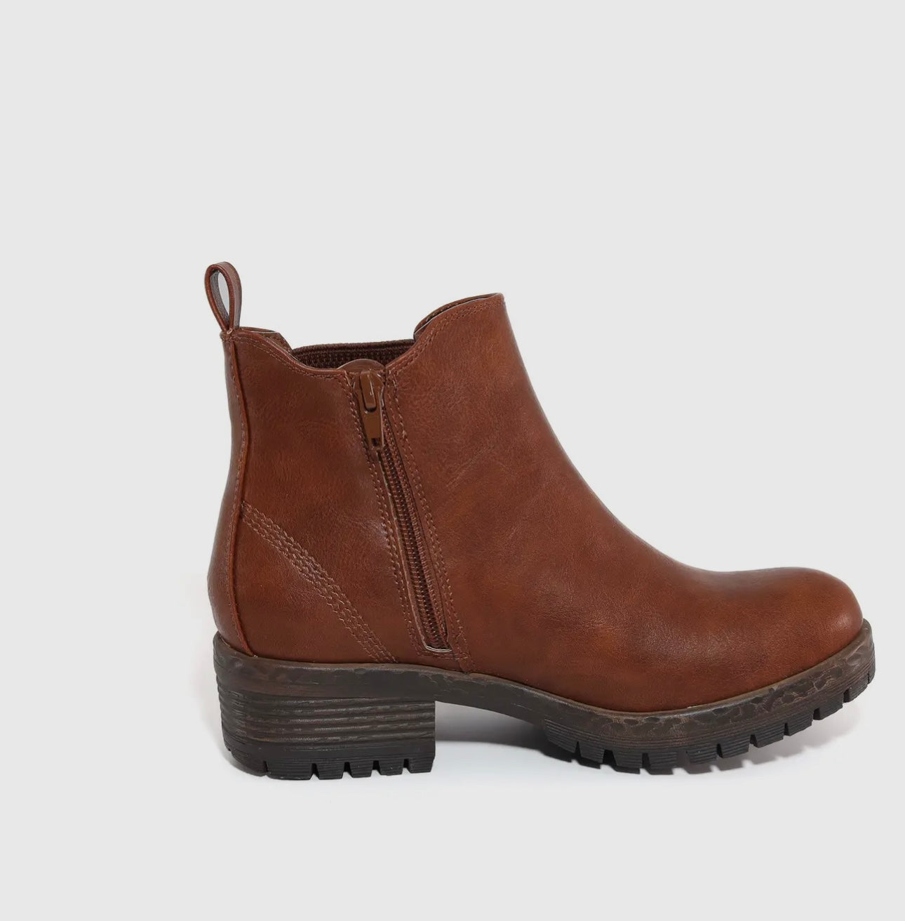 Vegan Leather Chelsea Bootie