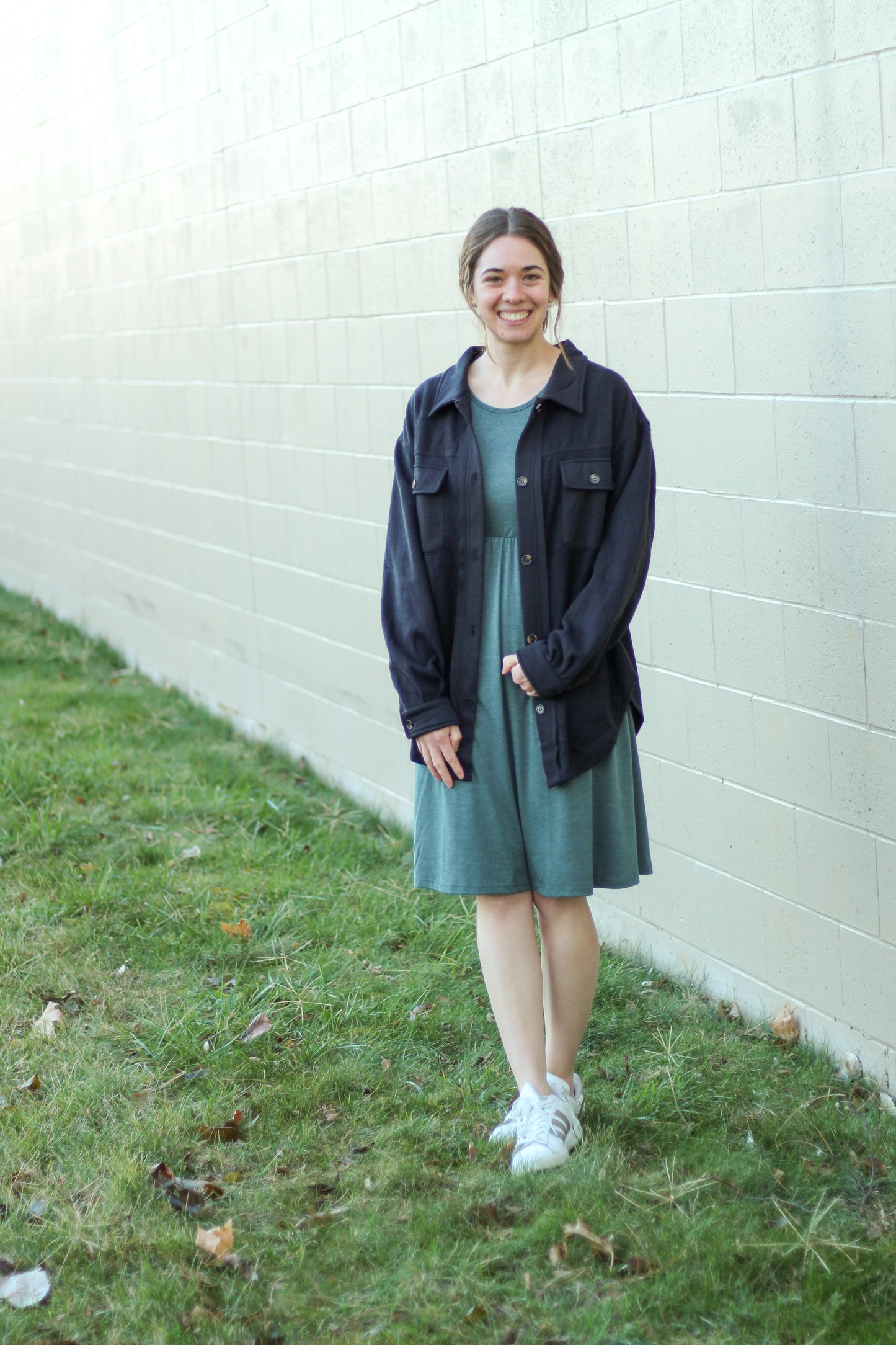 Brushed French Terry Shacket