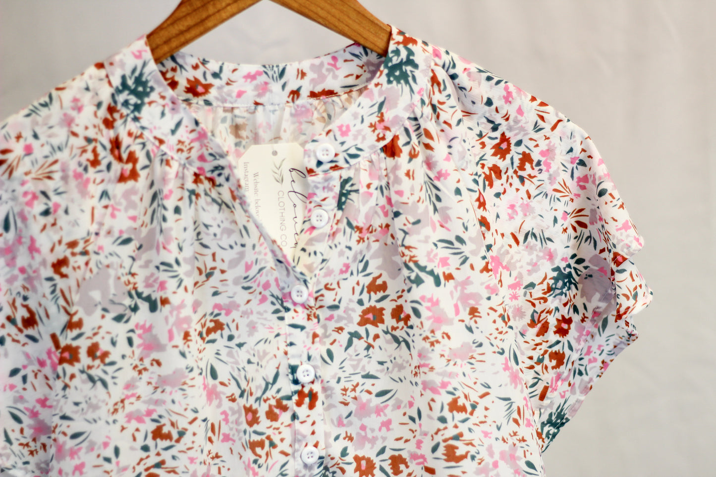 Floral Button Blouse