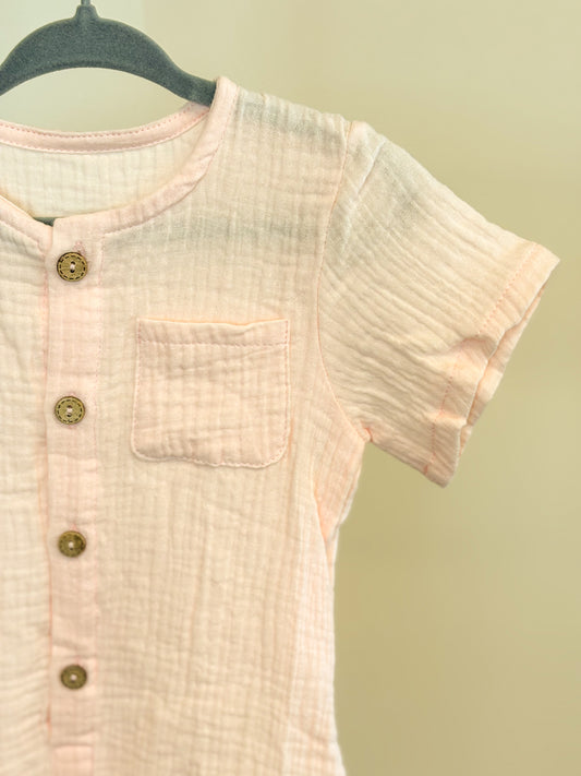 Cotton Muslin Baby Romper