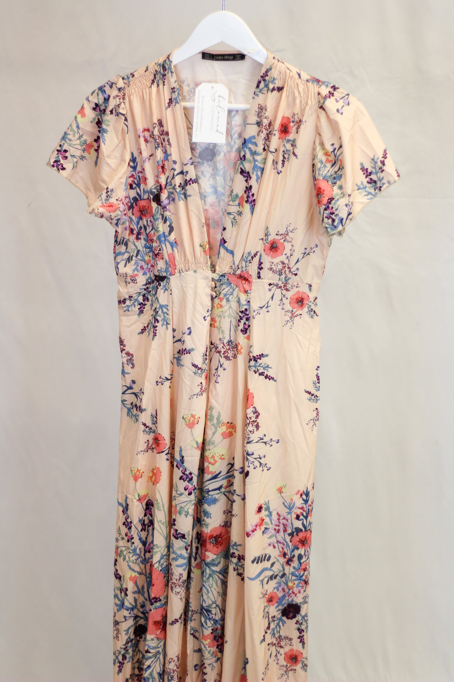 Pink Open Front Kimono