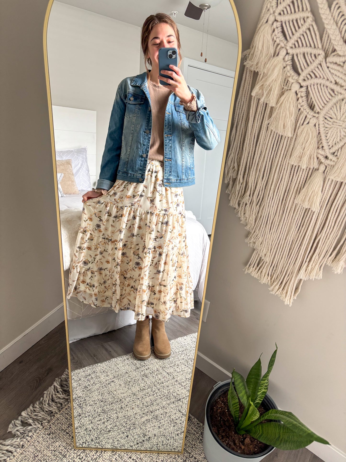 Lola Floral Midi Skirt