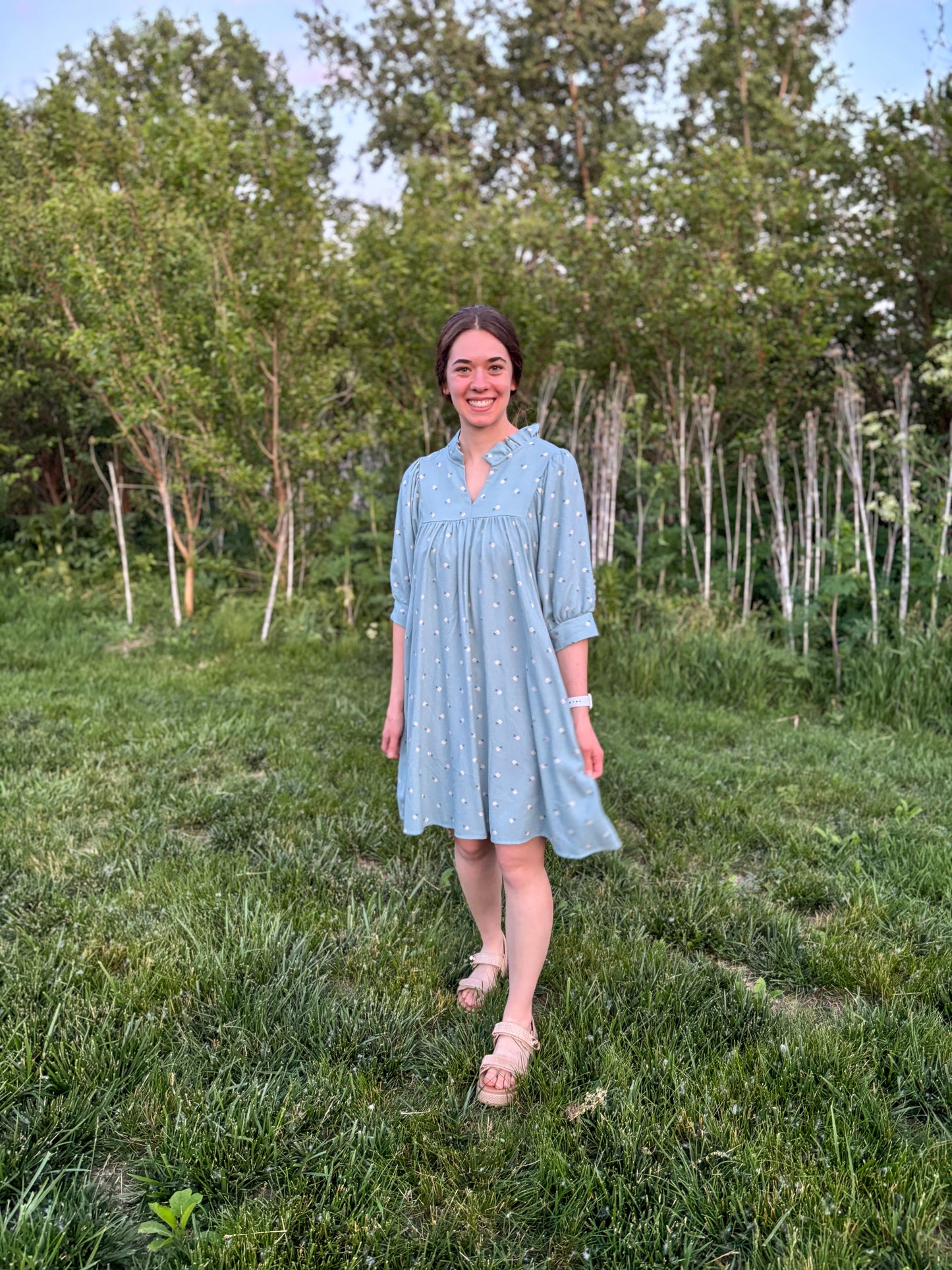 Daisey Linen Bubble Dress