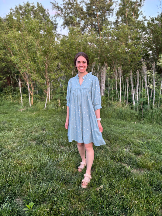 Daisey Linen Bubble Dress