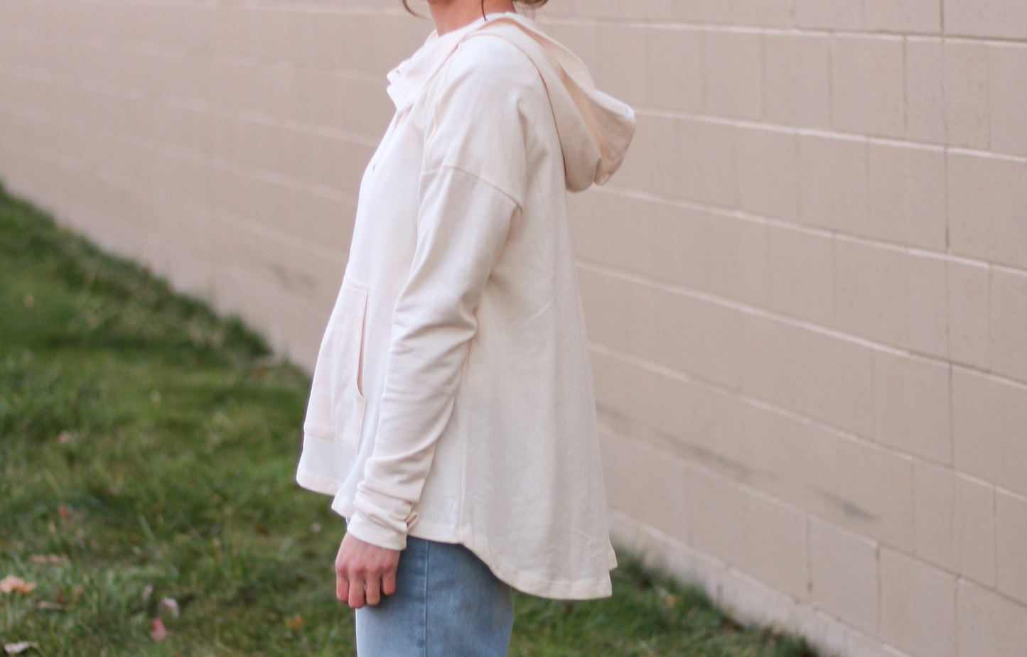 Oversized Flare Hoodie Top