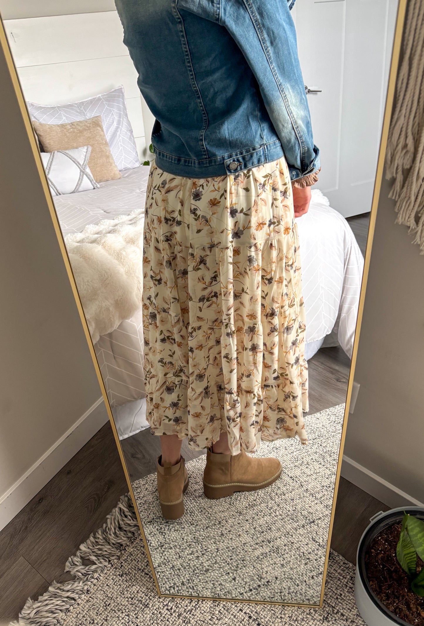 Lola Floral Midi Skirt