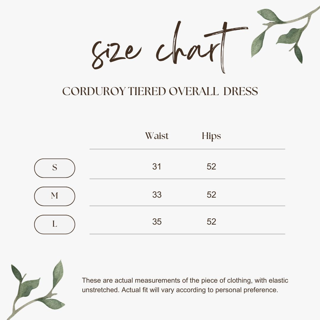 Corduroy Overall Dress