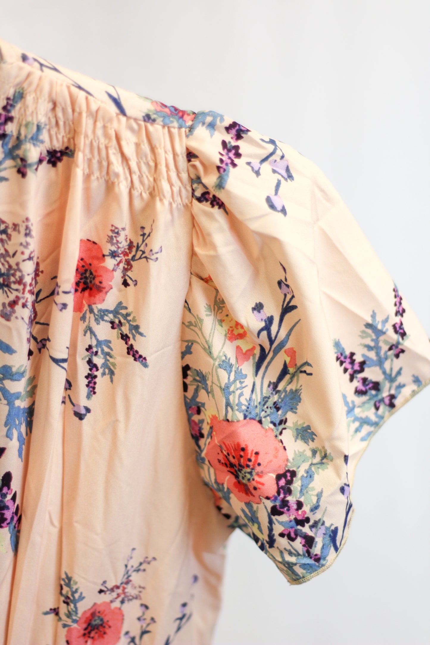 Pink Open Front Kimono