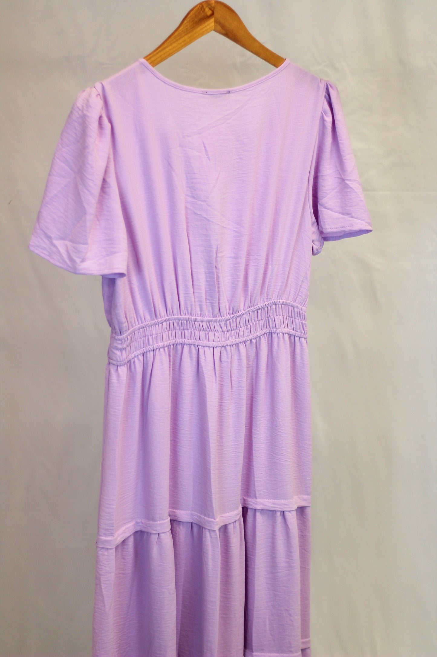 Lavender Tiered Maxi Dress