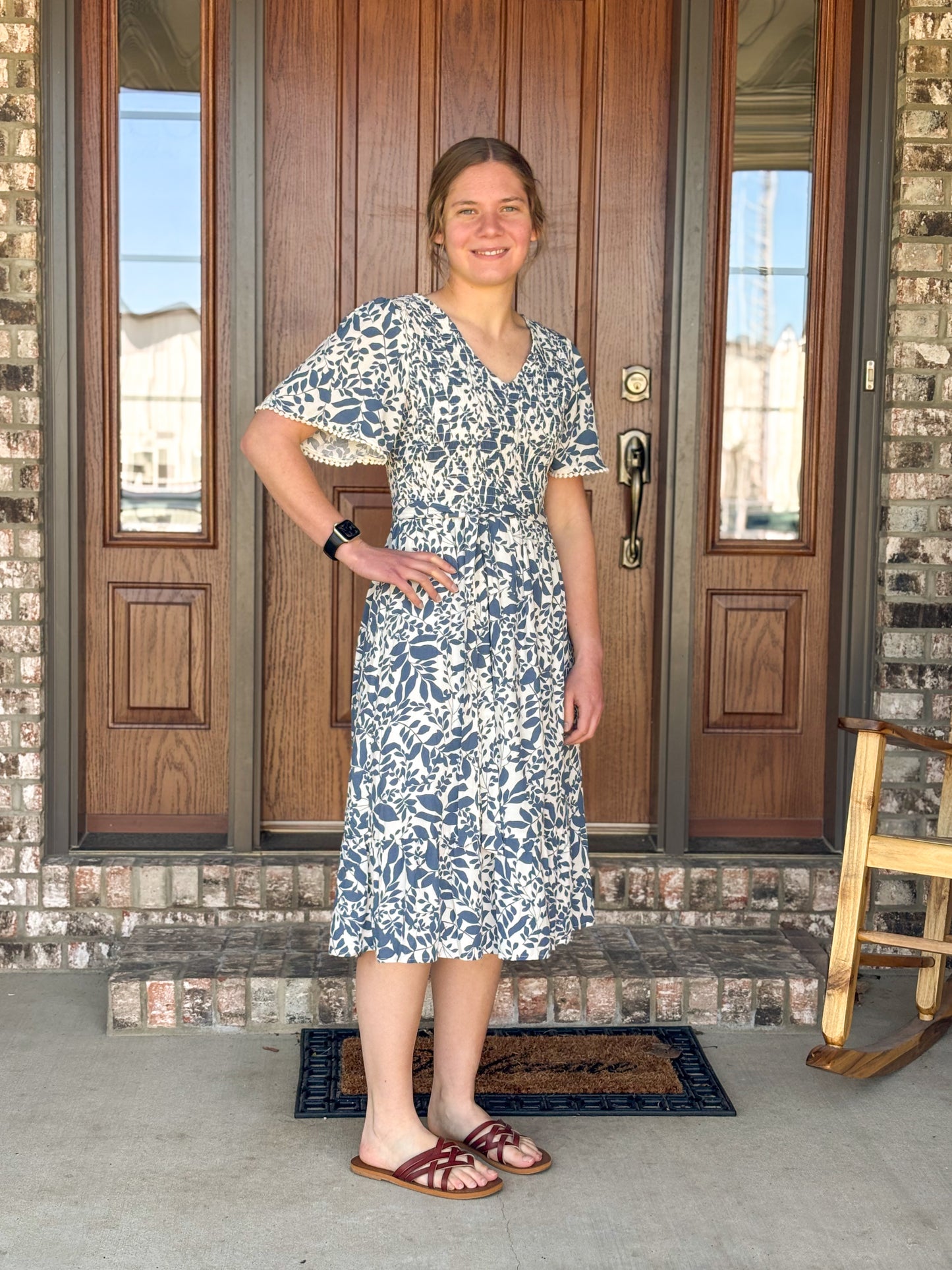 Willow Smocked Midi Dress