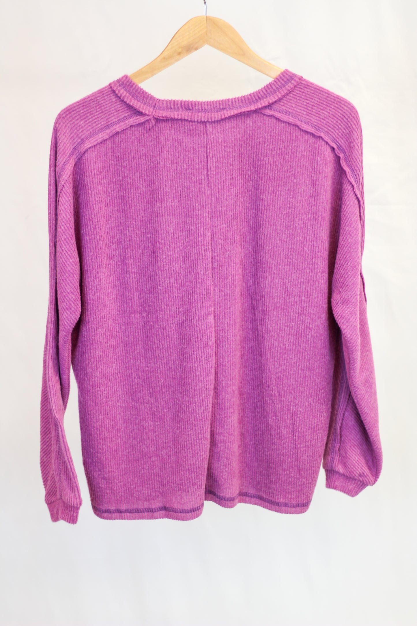 Brushed Soft Pullover Sweater Top