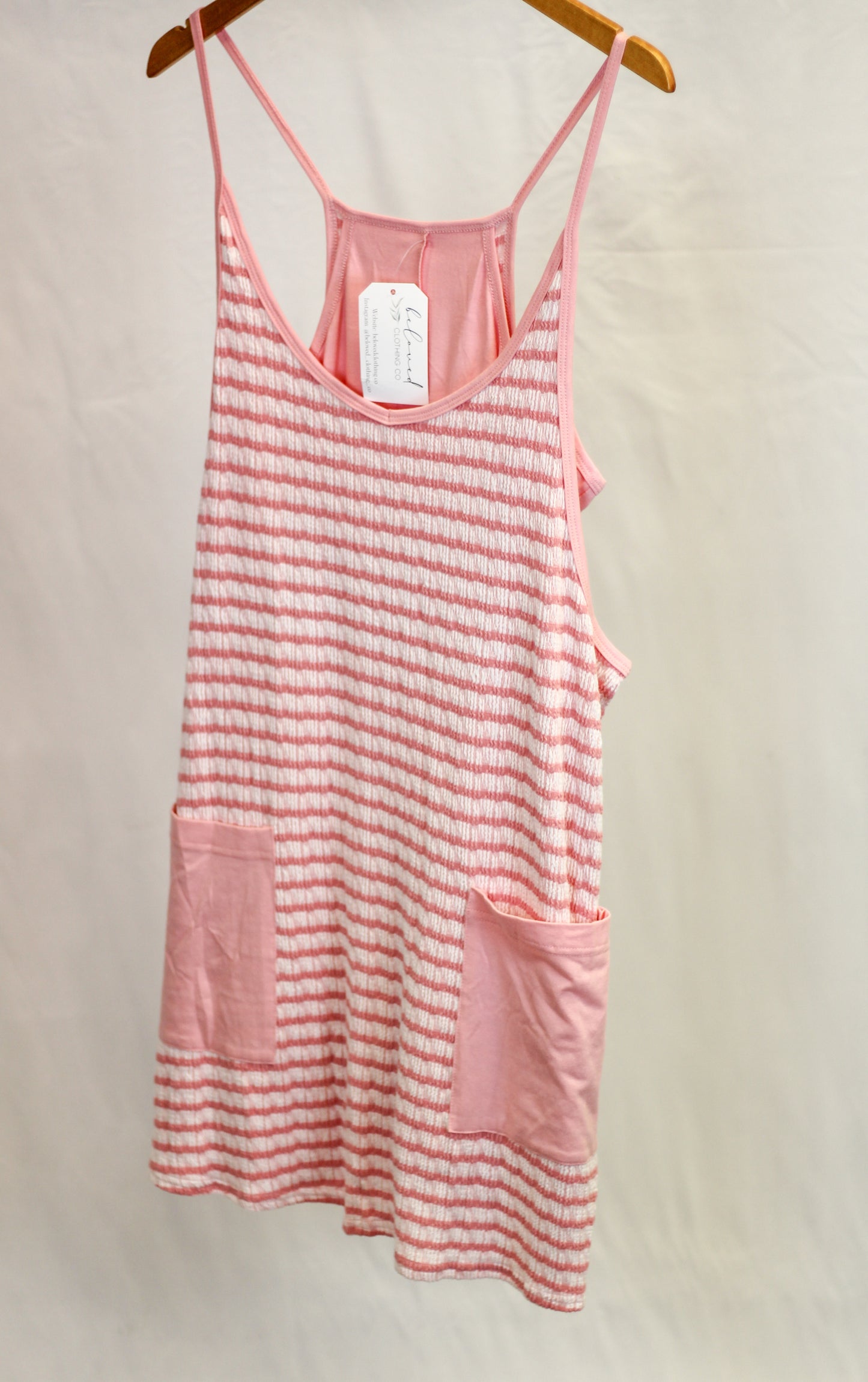 Athletic Pink Textured Dress