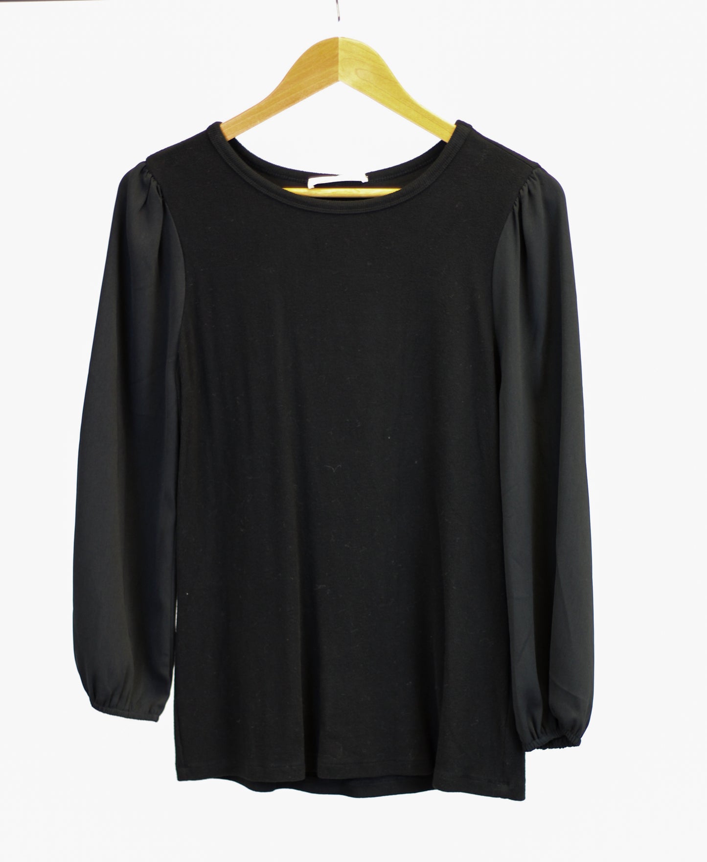Women's Woven Puff Sleeve Top