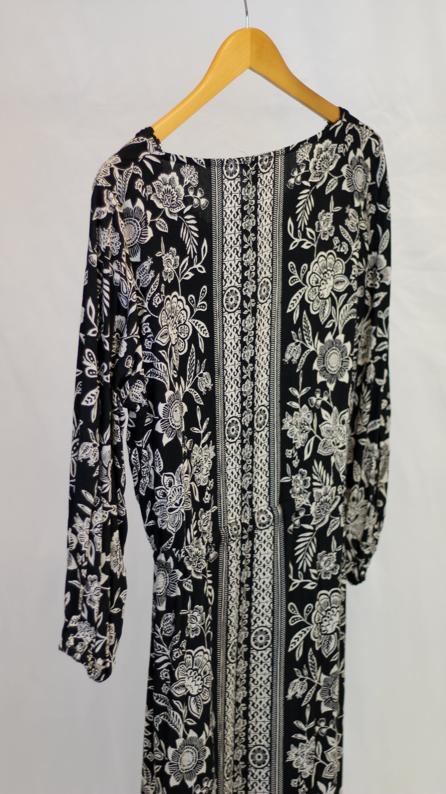Paisley Long Sleeve Maxi Dress