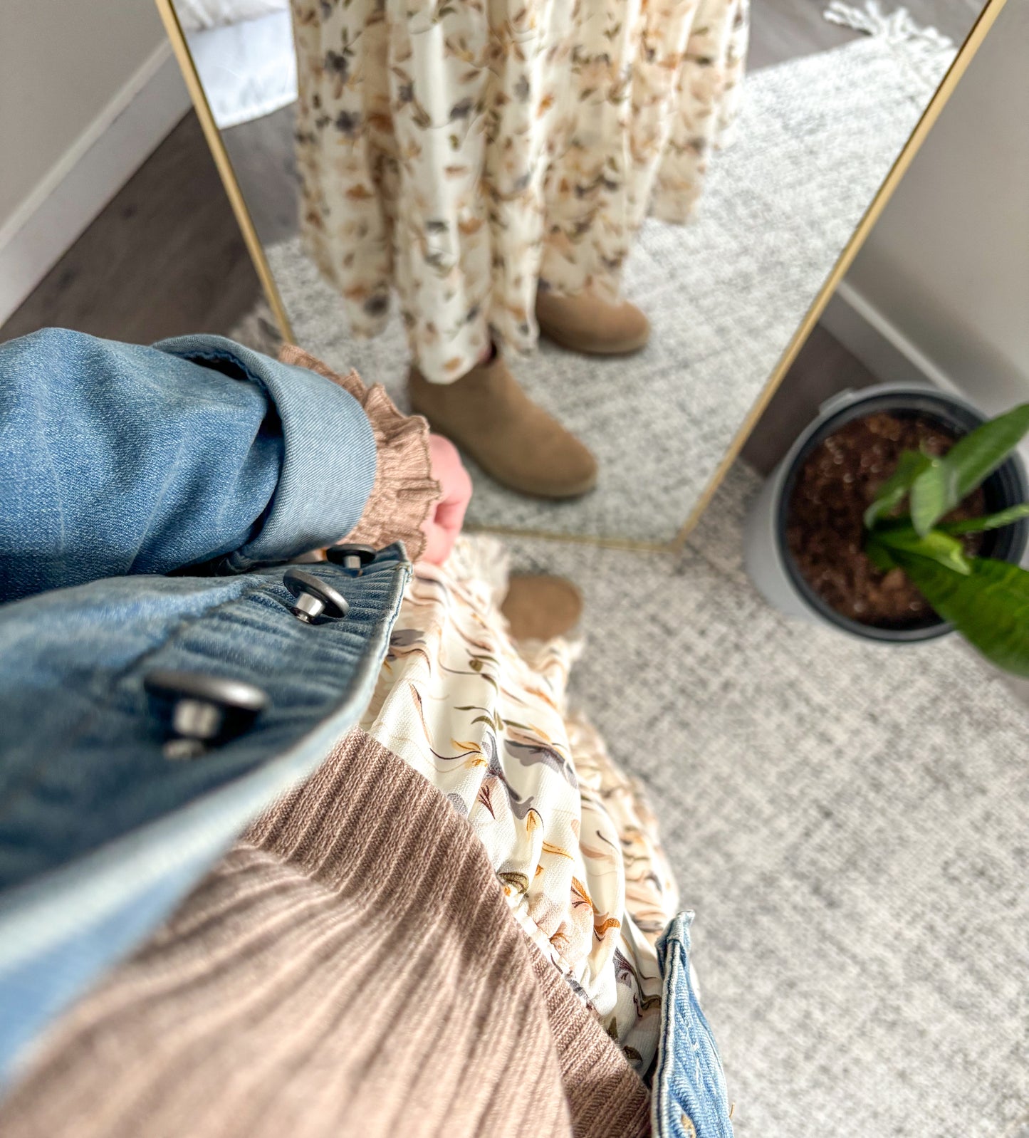 Lola Floral Midi Skirt