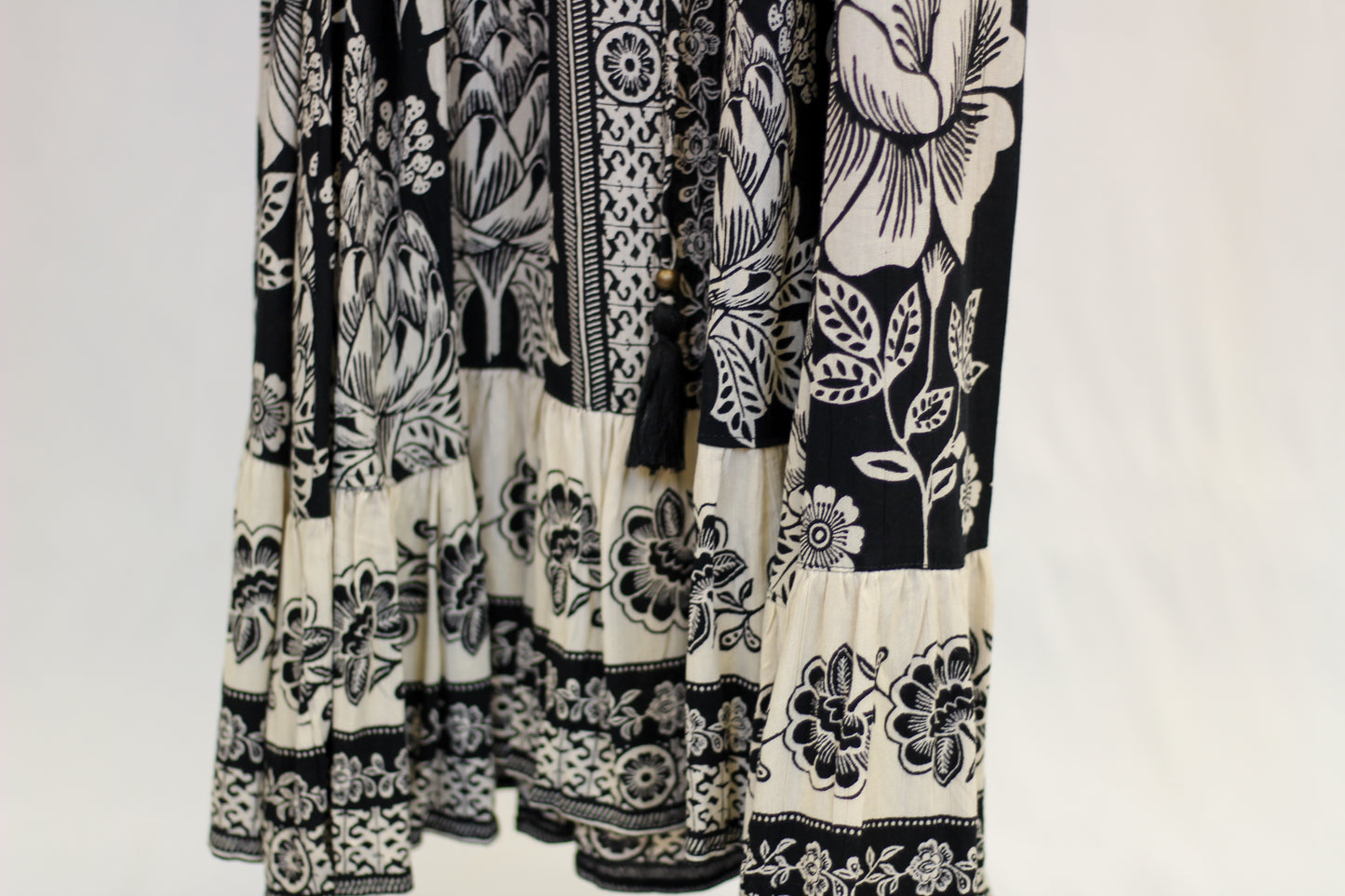 Paisley Long Sleeve Maxi Dress