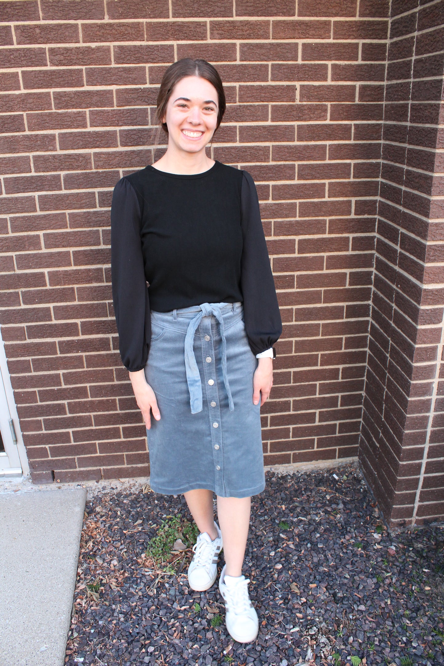 Women's Woven Puff Sleeve Top