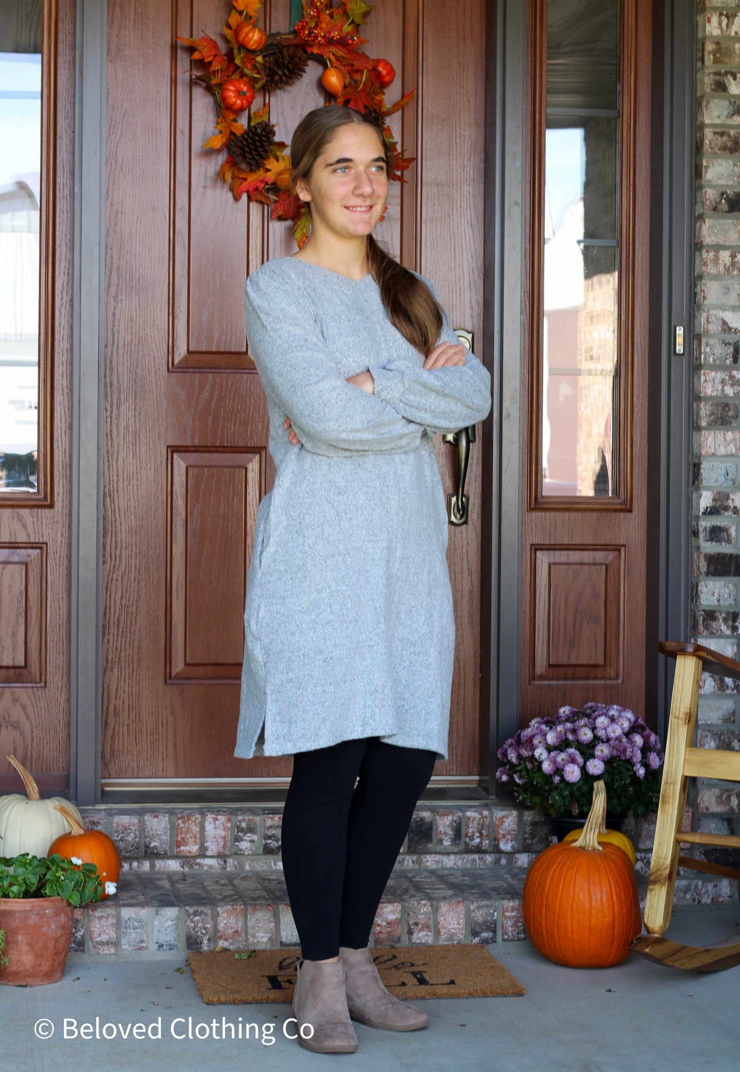 Soft Knit T Shirt Dress