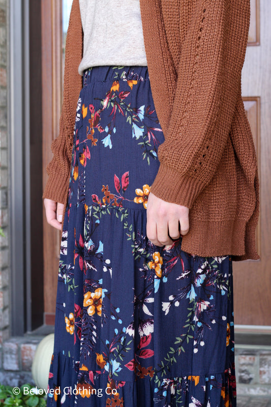 Brown Knit Cardigan