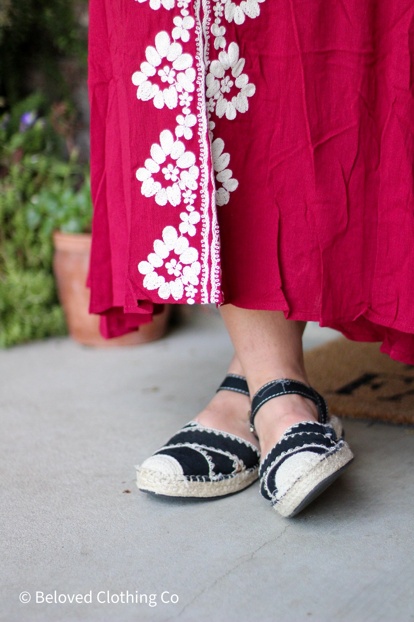 Embroidered Flower Dress