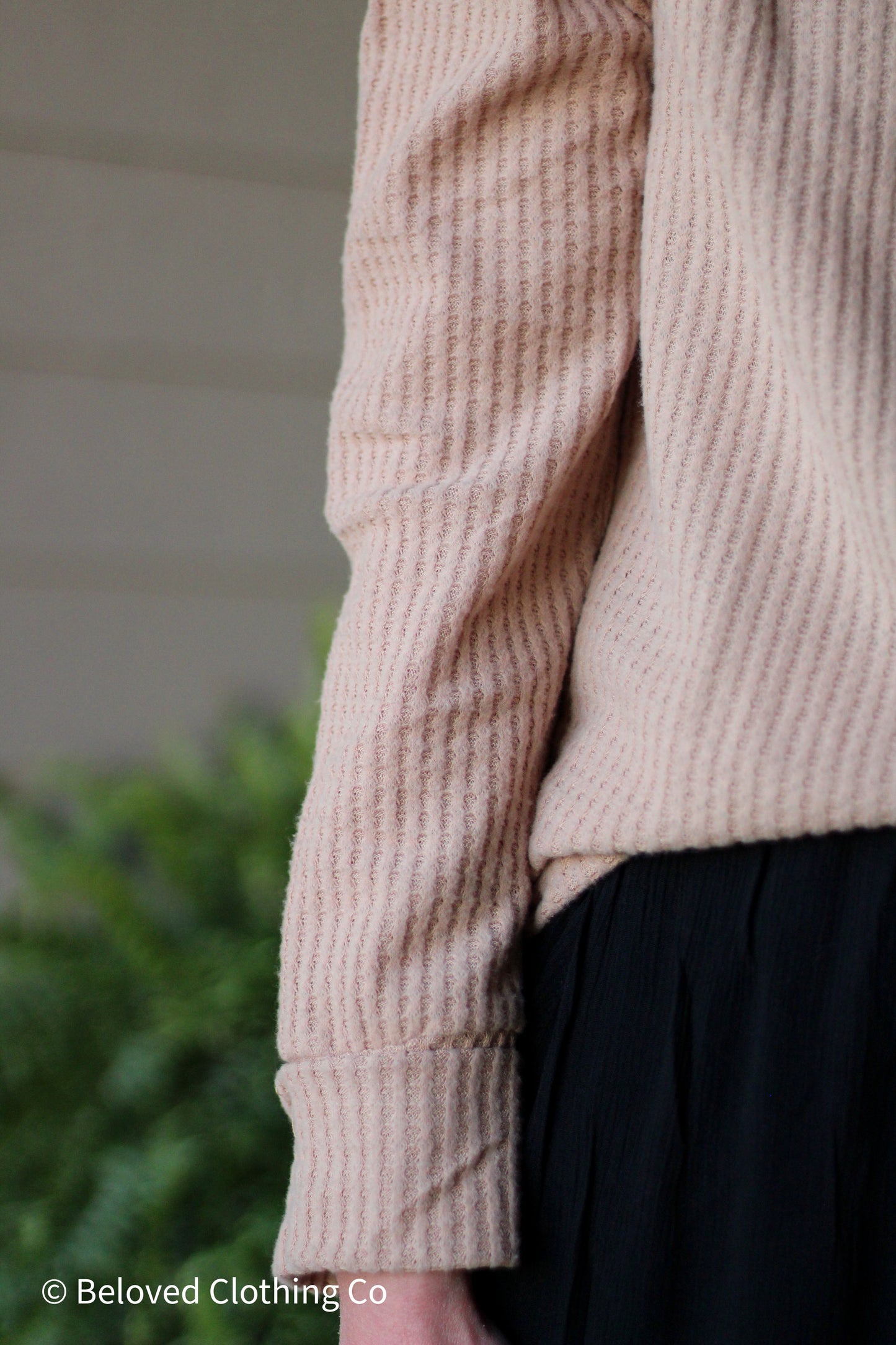 Khaki Turtle Neck Top