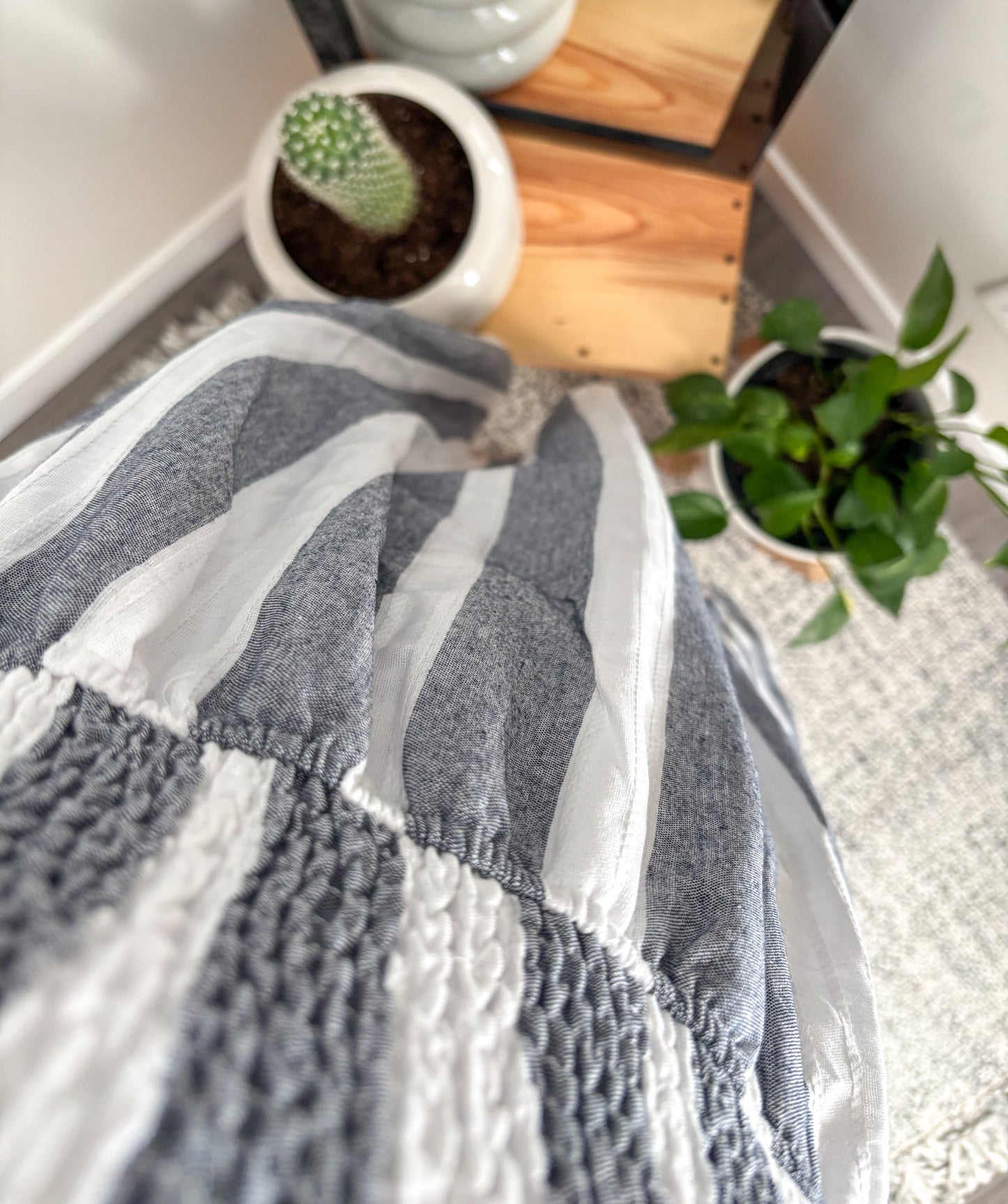 Harbor Stripe Midi Dress