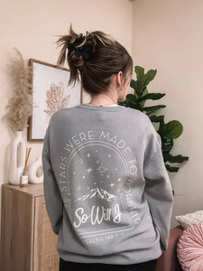 "If the Stars Were Made to Worship So WIll I" Crewneck