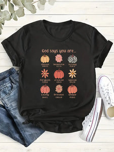 "God Says" Pumpkin Tee