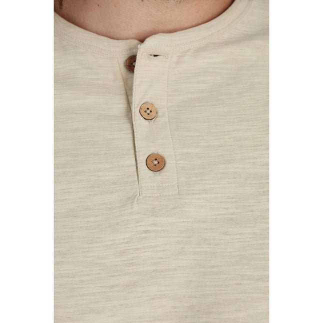 Short Sleeve Henley Tee