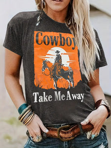 Cowboy Take Me Away Graphic Tee