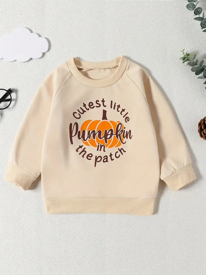 "Cutest Pumpkin" Kids' Cewneck
