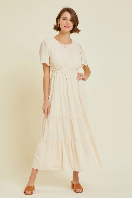 The "Maureen" Tiered Maxi Dress