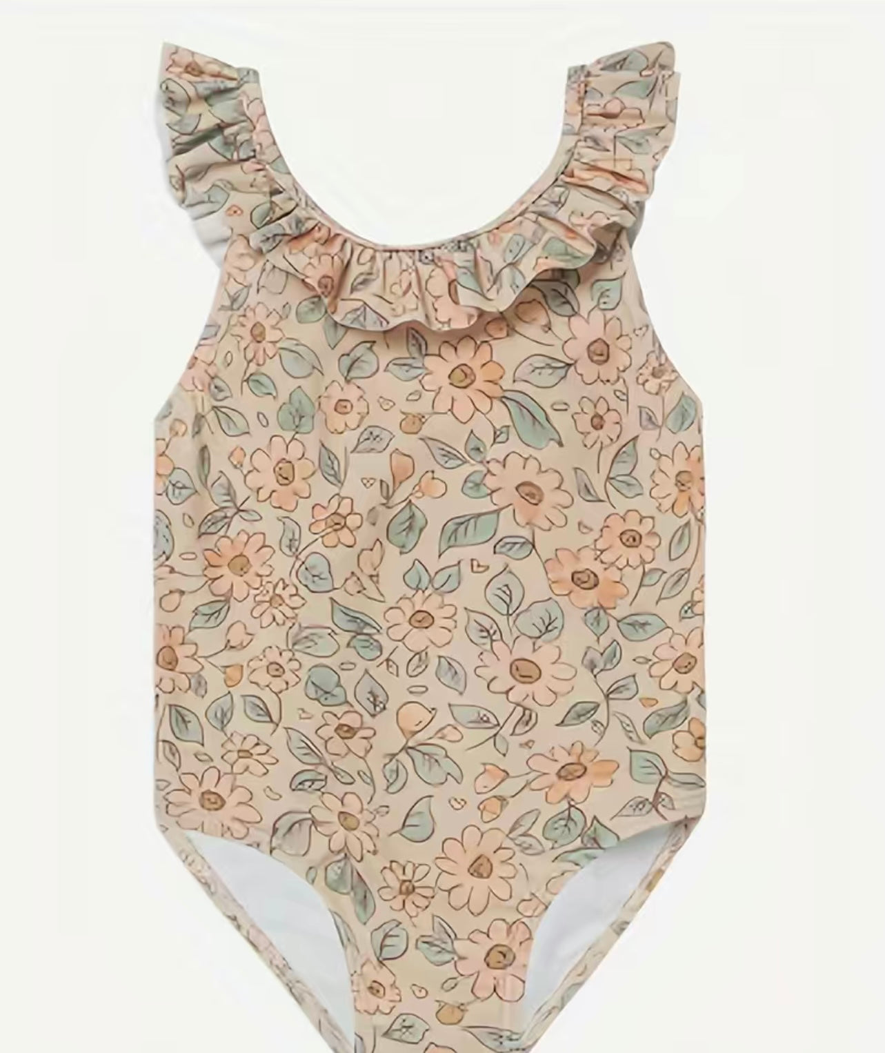 Kids’ Vintage Floral Swimsuit