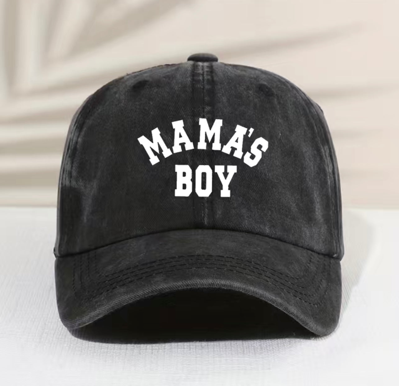 Mama's Boy Acid Wash Ball Cap