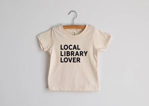 Local Library Lover 100% Organic Cotton Tee