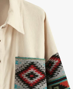 Aztec Corduroy Jacket