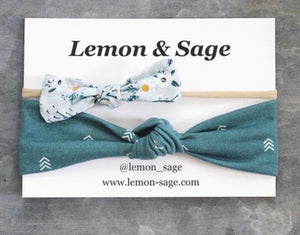 Lemon Sage Headband 2 PACK